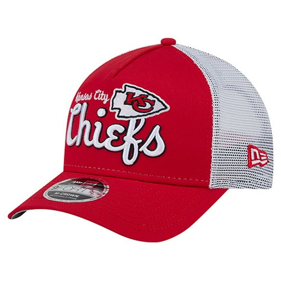 Men's New Era  Red Kansas City Chiefs Side Lines 9FORTY Adjustable Hat