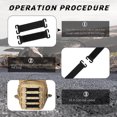 thumbnail image 3 of Backpack Molle Strips, Black Wear Proof Molle Patch Strip Holder Nylon  for Vest, 3 of 8