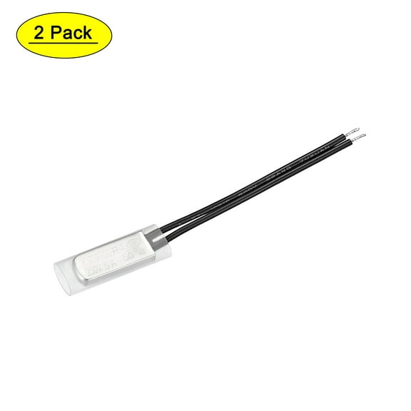 Uxcell KSD9700 Thermostat 50℃ N.O 5A Metal Bimetal Temperature Control Switch 2count