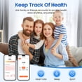 thumbnail image 3 of Monitor de actividad física Smart Health Ring prxxhri con estrés y sueño, 3 of 7