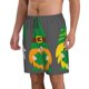 thumbnail image 2 of Balery Spring St Patrick’S Day Irish Gnomes Traje de Baño Estilo Hawaiano para Hombre, Shorts de Secado Rápido con Bolsillos-Small, 2 of 6