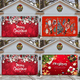 thumbnail image 2 of Fondo navideño de tela con decoración navideña de Papá Noel, pancarta para patio, puerta de garaje, tela colgante, 2 of 6