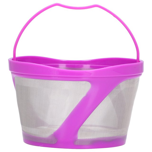 Cup Style Coffee Filter Basket, Reusable Coffee Filter Basket Minuteness Process Stainless Steel Material Easy Cleaning Environmental Protection For Household