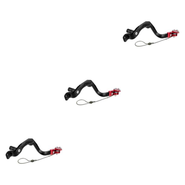Palanca de pedal de freno trasero Riwesomey CRF-300 CRF300L Rojo Type1 NO1