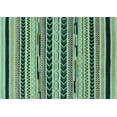thumbnail image 1 of Ahgly Company Indoor Rectangle Abstract Light Blue Modern Area Rugs, 7' x 9', 1 of 4