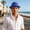 Blue, variant on Breathable Outdoor Sun Hat For Lightweight Mesh Beret Style Cap For Summer Coffee