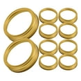 thumbnail image 1 of BESTYASH 24Pack Mason Rings for Small Jars Golden Tinplate Dishwasher Safe and, 1 of 6