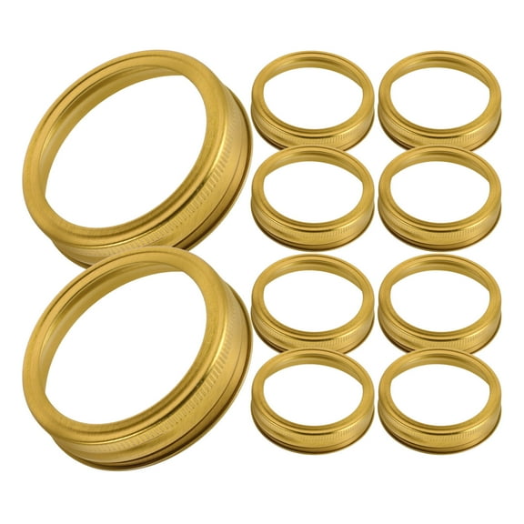 Soimiss 24Pcs Rustproof Mason Jar Rings For Kitchen Use With Tinplate Material