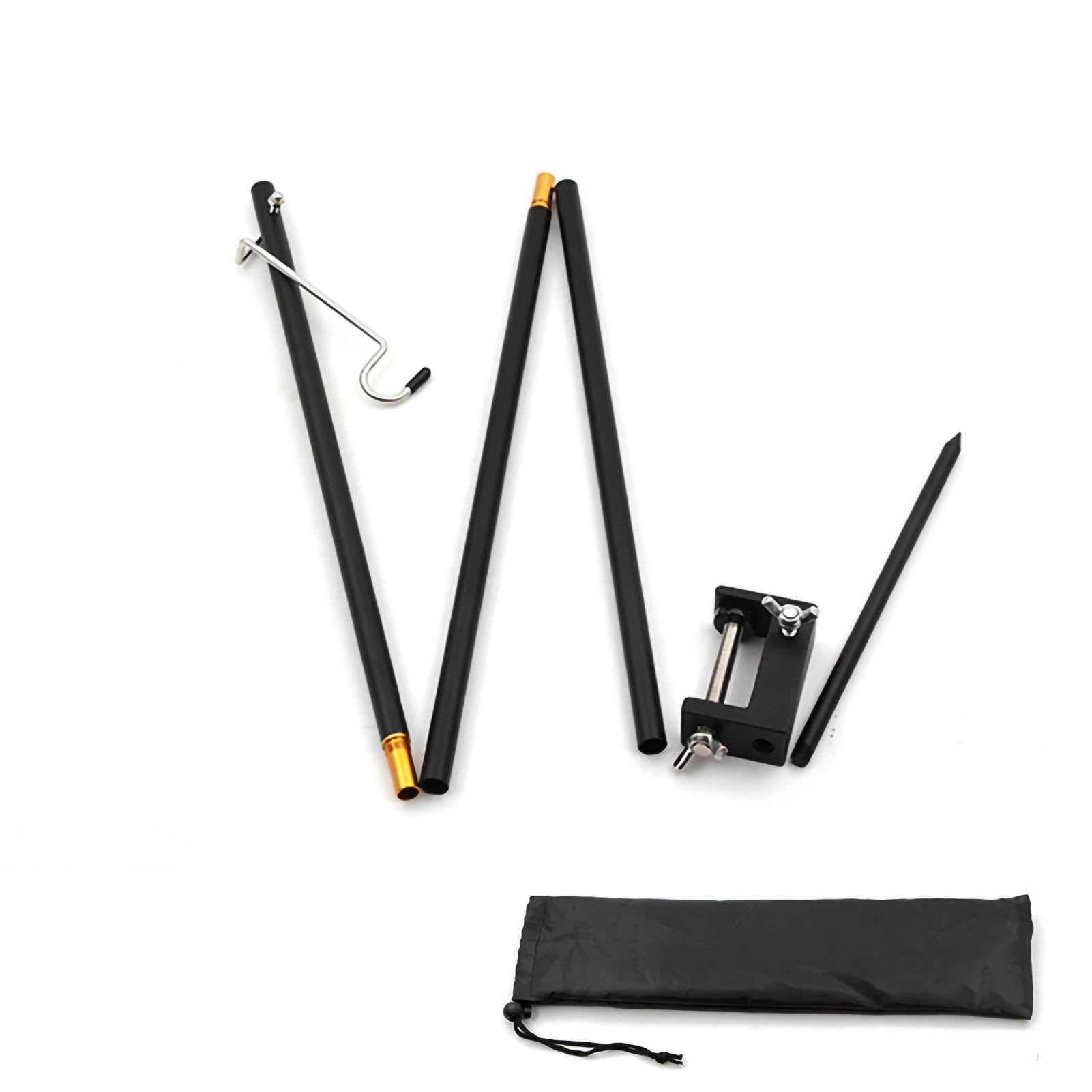 Folding Lamp Post,Outdoor Folding Light Pole Folding Lamp Stand Camping Light Pole Multi-Functional