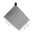 thumbnail image 4 of Unique Bargains 1 Pc Soft Waffle Pattern Golf Towel 15.75"x23.62" Gray, 4 of 6