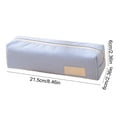 thumbnail image 2 of Lunxisen 2 Pcs Corduroy Pencil Pouch Organizer Stationery Case for Students Large Capacity Storage Essential Supplies Holder, 2 of 9