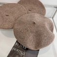 thumbnail image 1 of LinYooLi Japanese Fashion Wool Belle Hat, Fashionable Artist Hat, Thickened And Warm In Autumn And Winter, Showcasing Face With Small Pumpkin Hat, Women's Trend, 1 of 9