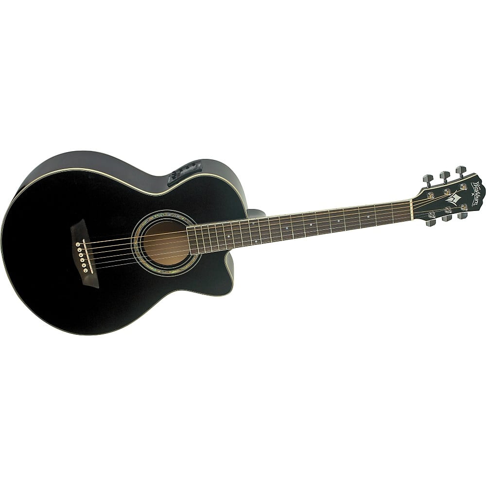 Washburn Festival EA10 Acoustic Cutaway Electric Petite Jumbo Guitar