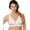 White Floral Print, variant on Playtex Nursing Pullover Wirefree Sleep Bra, 2-Pack Soft Taupe/Black S Women's