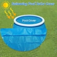 thumbnail image 2 of ZephyrZing Solar Pool Covers - 6 8 10 12 15 ft Pool Cover for Above Ground Pool & In-Ground Pool, 2022 Upgraded Waterproof Dustproof Summer Pool Cover with Drawstring for Inflatable(6ft), 2 of 6