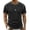 Black, variant on Mens Shirts Casual Lightweight Slim Fit Summer T-Shirt Comfortable Short Sleeve Side Striped Top Everyday Wear