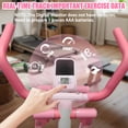 thumbnail image 4 of Foldable Air Walk Elliptical Machine Low-Impact Cross Trainer Full Body Cardio Exercise Glider with LCD Display for Home Gym Pink, 4 of 19