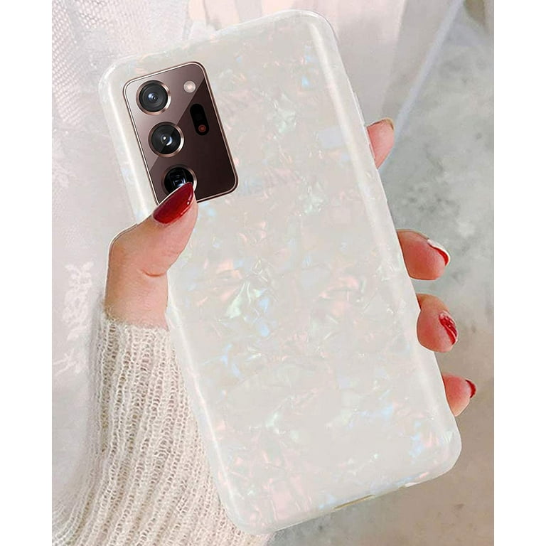 Galaxy Note 20 Ultra Case,Luxury Opal Sparkle Glitter Pearly