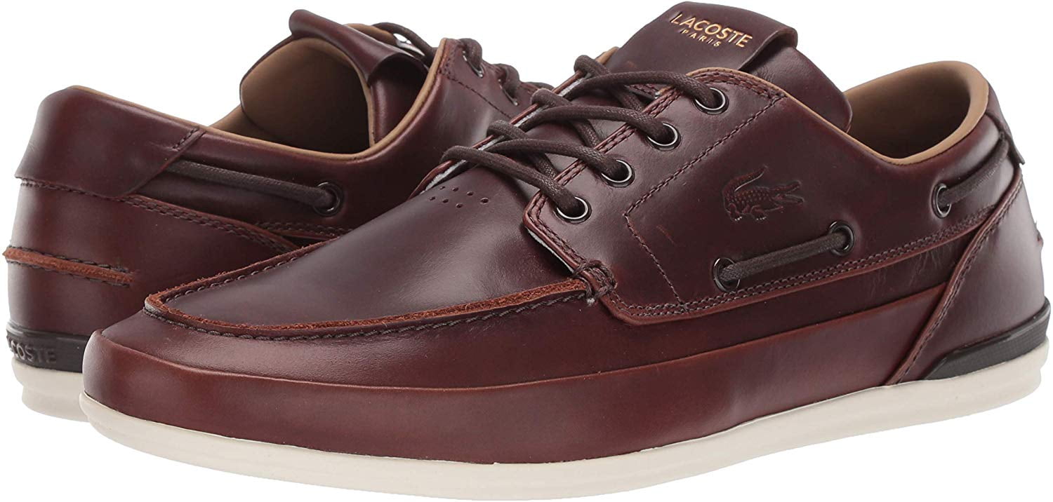 lacoste marina brown