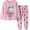 Pink unicorn, variant on 2-7T Toddlr and Little Girls' Long Sleeve Top and Pants Snug Fit 100% Cotton 2 Piece Pajama Set - Giraffe