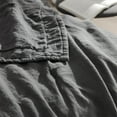 thumbnail image 2 of Byourbed Dark Sky Reserve - Portugal Made 100% Linen Oversized Comforter - Charcoal Gray King, 2 of 5