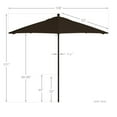 thumbnail image 5 of California Umbrella Venture 9' Bronze Market Umbrella in Cocoa, 5 of 5
