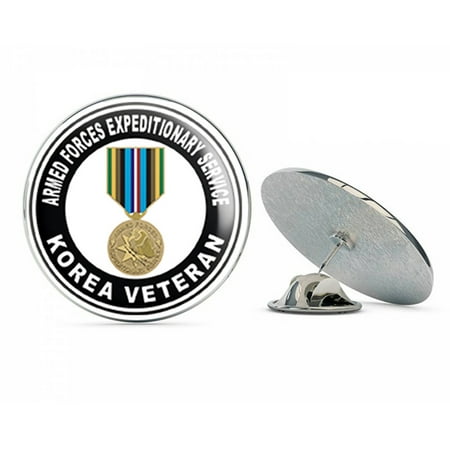 Korea Lapel Pin - Armed Forces Expeditionary Medal korea Steel Metal 0.75