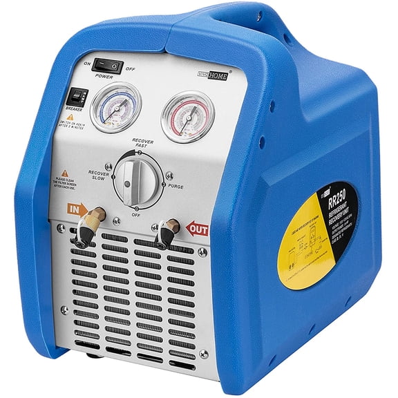 SPECSTAR 110-120V AC 60Hz 3/4HP Single Cylinder Portable Refrigerant Recovery Machine
