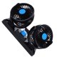 thumbnail image 5 of Sidaley Ventilador de doble cabeza para automóvil, 12V, rotación de 360 ​​grados, soporte para tablero, ventilador de refrigeración Automoción decorativa y accesorios, 5 of 6