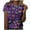 A48 Purple, variant on Cadancy Women Mardi Gras Shirt Carnival Rave Party Pullover Round Neck Short Sleeve Tops Cozy Casual Loose Holiday Print Tee Shirts Trendy Outfits