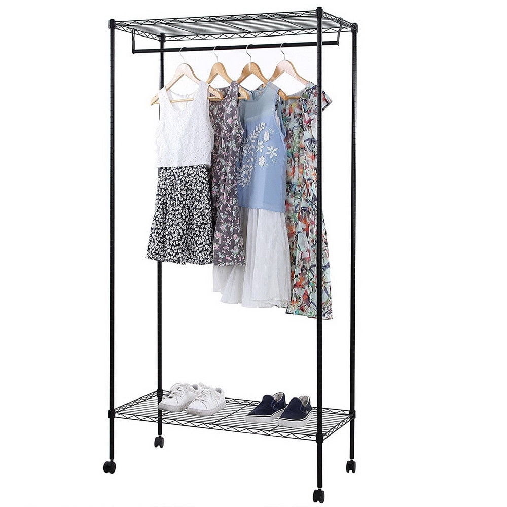 Ktaxon Closet System Storage Organizer Garment Rack Clothes Hanger Dry ...