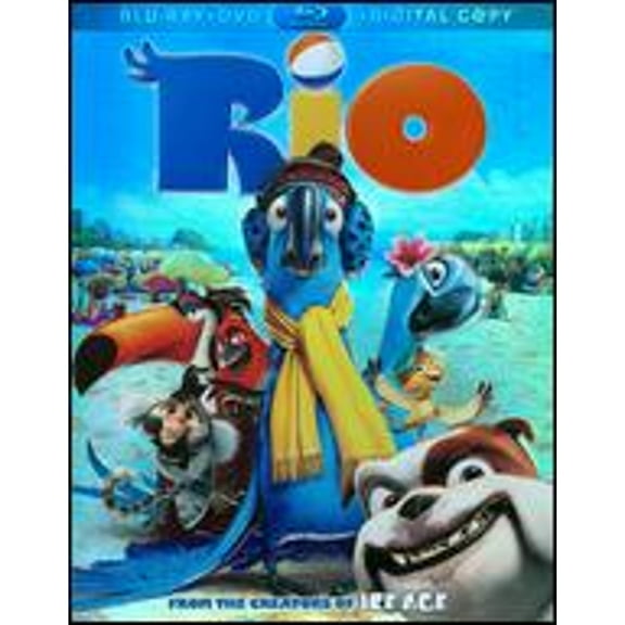 Pre-Owned Rio [3 Discs] [Blu-ray/DVD] (Blu-Ray 0024543756262) directed by Carlos Saldanha