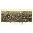 thumbnail image 2 of Burleigh 14x9 Gold Ornate Wood Framed with Double Matting Museum Art Print Titled - Gouverneur New York - Burleigh 1885, 2 of 4