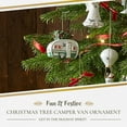 thumbnail image 2 of Spode Christmas Tree Camper Van Ornament, Durable Holiday Ornament for Festive Decor & Winter Wonderland Display - Sleek Seasonal Ornaments for Tree, Mantel, Holiday Home Decoration, 2 of 7