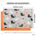 thumbnail image 6 of Yayeee Doormat for Inside 20"x32" Absorbent Low-Profile Washable Non-Slip Rubber Backed Entryway Rug, Gray Cartoon Pattern, 6 of 8