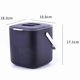 thumbnail image 2 of Plastic Kitchen Food Waste Trash with Rubbish Container Dark Gray, 2 of 5