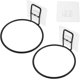 thumbnail image 1 of 2 piezas de cuenco de pared para mascotas, soporte elevado, cuencos para perros, montaje en pared elevado, comedero para mascotas para perros pequeños y medianos y gatos ER, 1 of 5