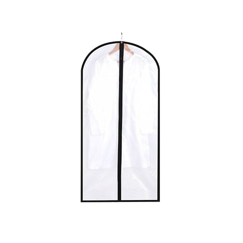 Details about   US Clear Dust-proof Cloth Cover Suit/Dress Garment Bag Storage Hanger Cover New 