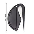 thumbnail image 3 of Clearance! Envelope Slitter Letter Opener Mail Opener with Rubber Mini Letter Opener Multifunctional Paper Cutting No Harm to Hair Rubber God tool Other,Black, 3 of 6