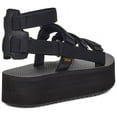 thumbnail image 4 of Teva Womens Flatform Mevia Sandal Black - 1116810-BLK BLACK, 4 of 6