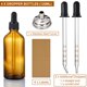 thumbnail image 4 of Frascos cuentagotas AOZITA de vidrio ámbar oscuro de 120 ml de grosor, paquete de 4, 4 of 9