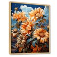 thumbnail image 2 of Designart "Bold Fauvist Sunflower Display II" Sunflowers Floater Framed Canvas Art Print, 2 of 5