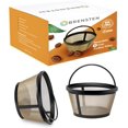 thumbnail image 1 of czcpp-4 Tasses Filtre Réutilisable avec Fond Fermé Compatible avec Cafetière et Cafetière - Remplacement Permanent pour Filtres Mr Coffee Style Panier Doré Lot de 2, 1 of 4