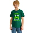 thumbnail image 3 of YUEHUA Toddler 100 Day of School Short Sleeve Shirt for Boys Kid Grils, My Happy 100th Day of School T Shirt, 3 of 7