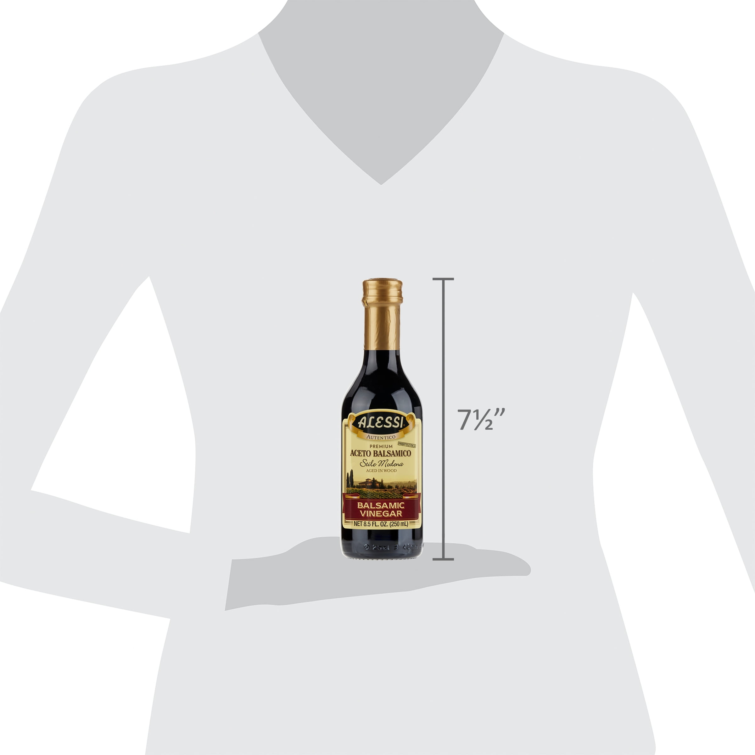 (2 pack) Alessi Di Modena Balsamic Vinegar, 8.5 fl. oz.