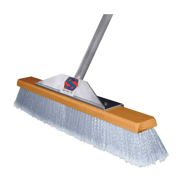 The Super Sweeper Smooth Surface Push Broom 24 in. W x 60 in. L