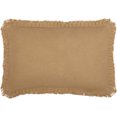 thumbnail image 5 of VHC Brands Burlap w Fringed Ruffle Collection 100% Cotton Coordinating Farmhouse Bedding Throw Decorative Accent Cushion Pillow Asstd Sizes, Colors, 5 of 6