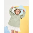 thumbnail image 5 of famuka Baby Girl Rabbit Trench Coat Toddler Hooded Jackets Ruffled Outerwear, 5 of 10
