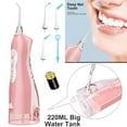 thumbnail image 4 of USB Rechargeable Portable Cordless Water Flosser Electric Dental Oral Irrigator for Teeth Cleaning 3 Modes with Cleanable Water Tank, 4 of 10