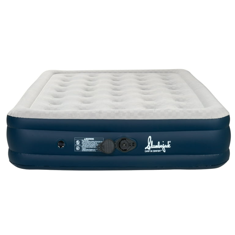 Slumberjack Queen Size Grand Mesa 15 Air Mattress with Built in Removable Pump for Camping Walmart